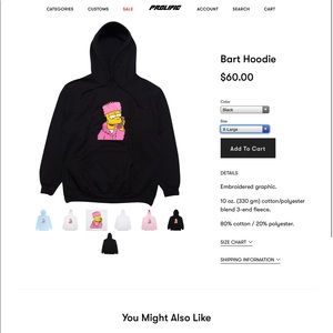 Prolific Bart Embroidered Hoodie